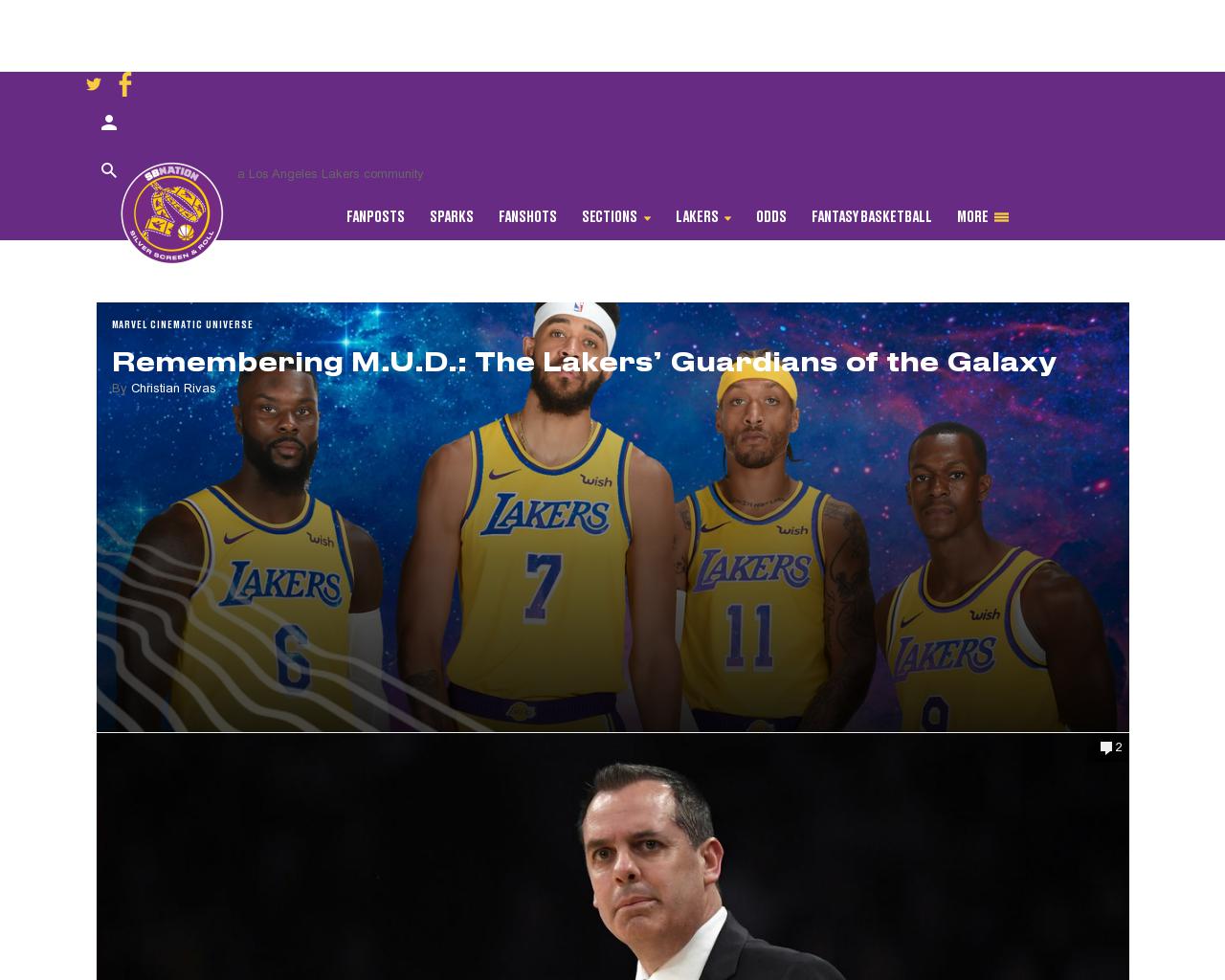 Silver Screen and Roll, a Los Angeles Lakers community